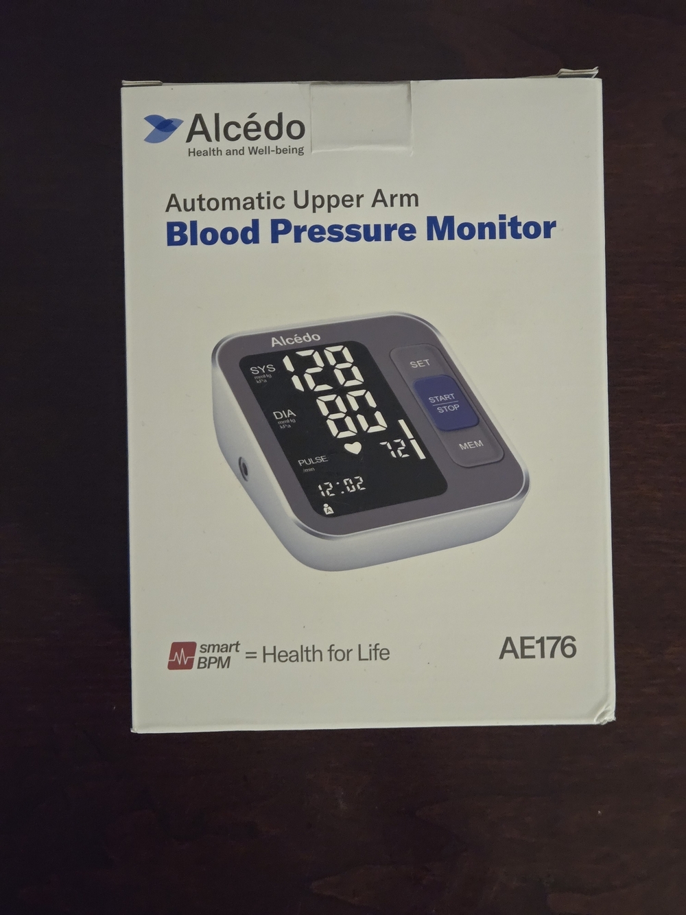 AE176 Automatic Upper Arm Blood Pressure Monitor - White
